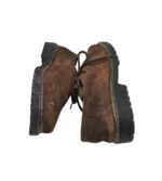 Pantofi barbati Almsach, 42, piele intoarsa, maro - imagine 4