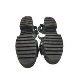 Sandale dama 40, imitatie de piele, negru - imagine 5