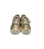Tenisi dama H&M, 39, imitatie de piele, auriu - imagine 3