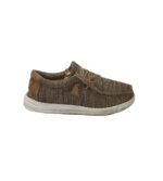 Mocasini barbati Navigare, 42, material textil, maro
