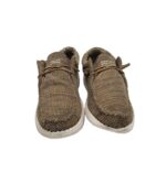 Mocasini barbati Navigare, 42, material textil, maro - imagine 3