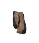 Mocasini dama Si 40, piele intoarsa, bej - imagine 4