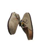 Saboti barbati Birkenstock 43, piele intoarsa, bej - imagine 4