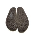 Saboti barbati Birkenstock 43, piele intoarsa, bej - imagine 5