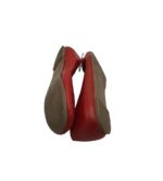 Balerini dama Esmara 38, imitatie de piele, rosu - imagine 4