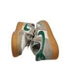 Adidasi dama Nike , piele intoarsa, imitatie de piele, alb gri - imagine 4