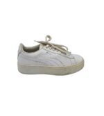 Adidasi dama Puma, 39, imitatie de piele, piele, alb