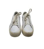 Adidasi dama Puma, 39, imitatie de piele, piele, alb - imagine 3