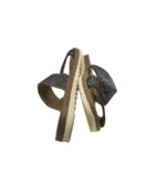 Saboti dama Blue Fin, 39, imitatie de piele, gri - imagine 4
