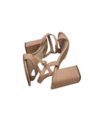 Sandale dama Primark, 39, imitatie de piele, bej - imagine 4