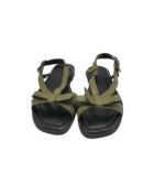 Sandale dama Forever, 38, imitatie de piele, piele, kaki - imagine 3