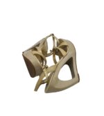 Sandale dama Via Uno, 36, imitatie de piele, piele, bej - imagine 4
