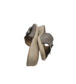 Saboti dama Fly Nature, 37, imitatie de piele, gri - imagine 4