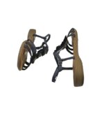 Sandale dama 41, imitatie de piele, gri - imagine 3