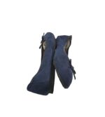 Balerini dama 41, material textil, bleumarin - imagine 4