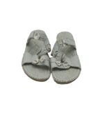 Saboti dama 38, piele, gri - imagine 3