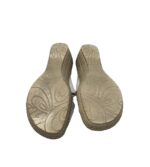 Saboti dama 38, piele, gri - imagine 5