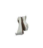 Balerini copii 28, imitatie de piele, alb - imagine 4