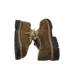 Pantofi dama 39, piele intoarsa, maro - imagine 4