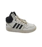 Adidasi barbati Adidas, 48, imitatie de piele, alb negru