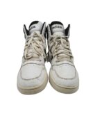 Adidasi barbati Adidas, 48, imitatie de piele, alb negru - imagine 3