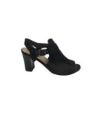 Sandale dama Lasocki 39, piele intoarsa, negru