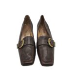 Pantofi dama Donna Carolina, 40.5, piele, maro - imagine 3