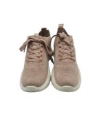Adidasi dama 39, material textil, bej - imagine 3