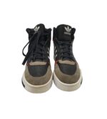 Adidasi barbati Adidas, 40, imitatie de piele, piele intoarsa, piele, negru - imagine 3