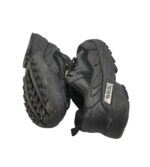 Adidasi barbati Sayota, 40, imitatie de piele, material textil, negru - imagine 4