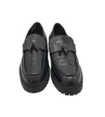Mocasini barbati  45, imitatie de piele, negru - imagine 3