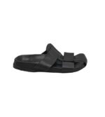 Saboti barbati Birkenstock Tatami, 44, piele, negru