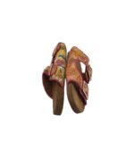 Saboti copii Next, 32, material textil, galben - imagine 4
