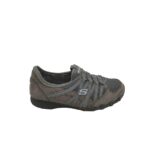 Adidasi dama Skechers, 37, material textil, gri