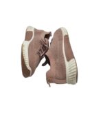 Adidasi dama 39, material textil, bej - imagine 4