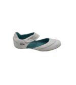 Balerini dama  Lacoste, 37, piele, alb
