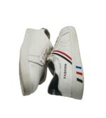 Adidasi barbati Fashion, 43, imitatie de piele, alb - imagine 4