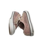 Tenisi dama Converse, 40, material textil, bej - imagine 4