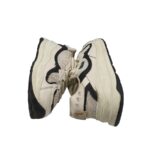 Adidasi dama 40, imitatie de piele, alb negru - imagine 4