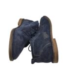 Ghete barbati Livergy, 42, piele intoarsa, albastru - imagine 4