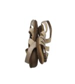 Sandale dama Identity, 38, imitatie de piele, material textil, bej - imagine 4