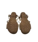 Sandale dama Identity, 38, imitatie de piele, material textil, bej - imagine 5