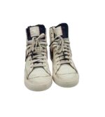 Tenisi barbati Nike 40, imitatie de piele, piele, alb - imagine 3