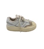 Adidasi dama New Balance, 39.5, imitatie de piele, piele, alb gri