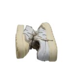 Adidasi dama New Balance, 39.5, imitatie de piele, piele, alb gri - imagine 4