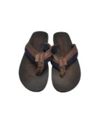 Saboti barbati Hollister, 45, material textil, piele, maro - imagine 3