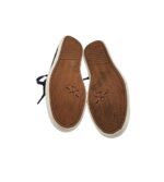 Tenisi barbati Hummel, 42, piele intoarsa, imitatie de piele, gri - imagine 5
