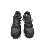 Adidasi barbati Adidas, 44, piele intoarsa, material textil, negru - imagine 3