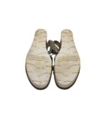 Sandale dama 41, imitatie de piele, material textil, gri - imagine 2