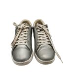 Adidasi dama Lacoste, 40, imitatie de piele, piele, gri - imagine 2